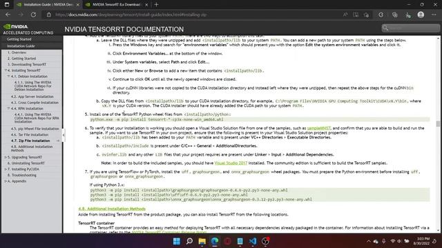 20 Installing and using Tenssorrt For Nvidia users смотреть онлайн