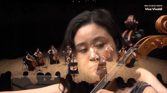 A.Vivaldi 2 cellos concerto in g minor Hwang Sunkyung, Lee Eunkyung смотреть онлайн