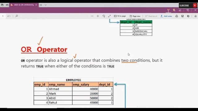 16. AND & OR Operators in Oracle PL/SQL смотреть онлайн