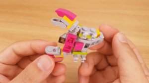 LEGO brick robot transformers tutorial - Scorpion - Scorpong