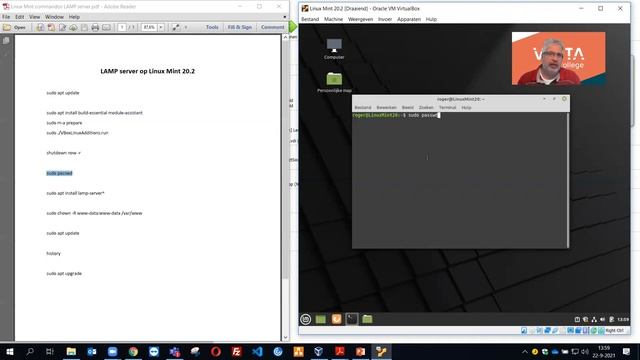 C02 2 Webserver LAMP op Linux Mint смотреть онлайн