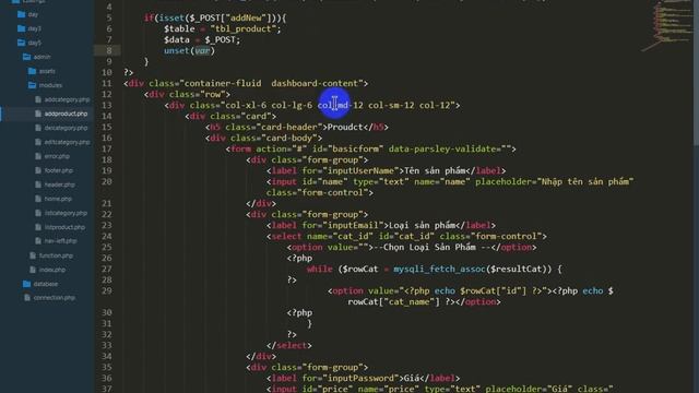 PHP MySql Thêm mới sản phẩm sử dụng Hàm смотреть онлайн