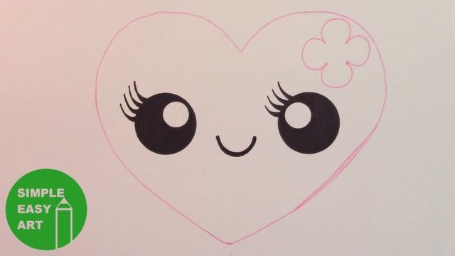How to Draw a Cute Patchwork Heart with a Flower смотреть онлайн