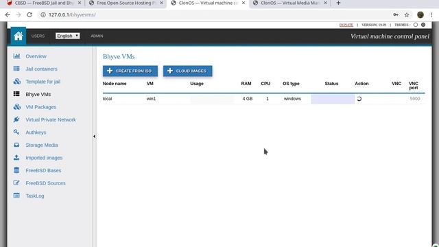 ClonOS 19.09 overview, part1 (cloud-init feature) смотреть онлайн