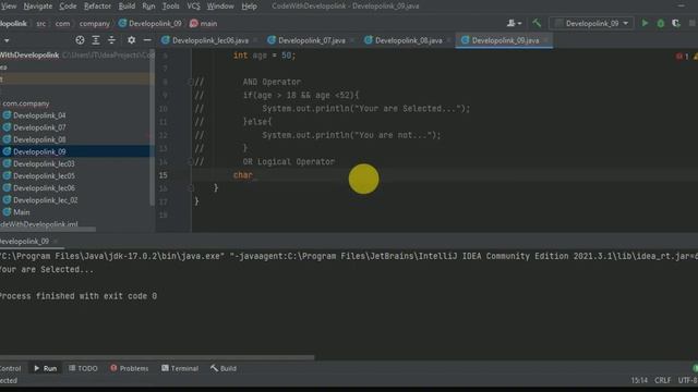 Logical Operators in JAVA | Developolink смотреть онлайн