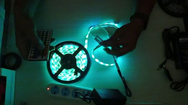 tutorial led strip 5050 remot besar 5 mtr смотреть онлайн