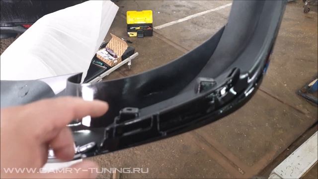 Диффузор и светодиодные птф для Камри 70 - Автотехцентр Camry Tuning