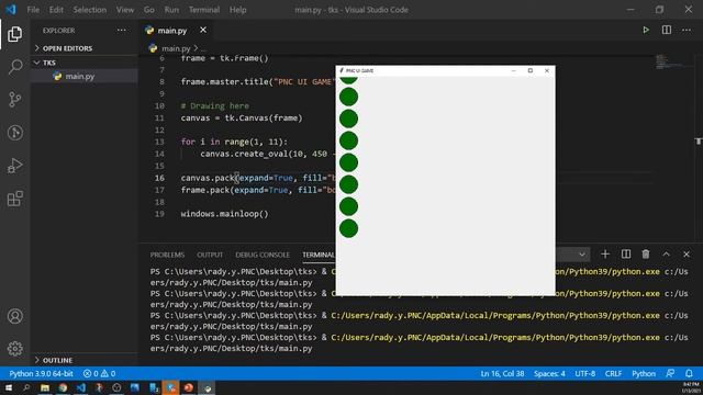 Python Tkinter - build grid (row coloumn) смотреть онлайн