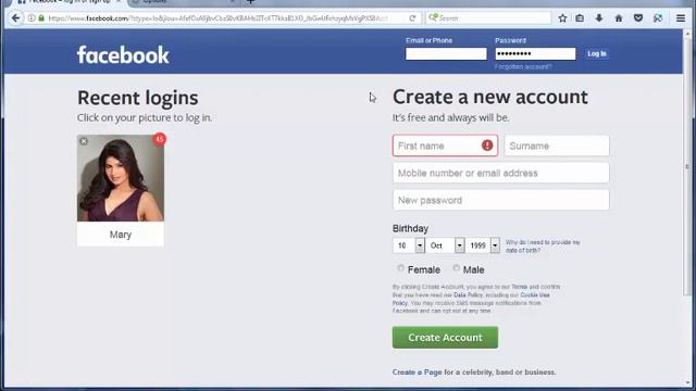 How To Login FACEBOOK Account Without PASSWORD / Facebook Login Without Password 100% Working
