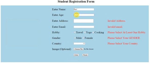 Student Registration Form - || JavaScript Tutorial || смотреть онлайн