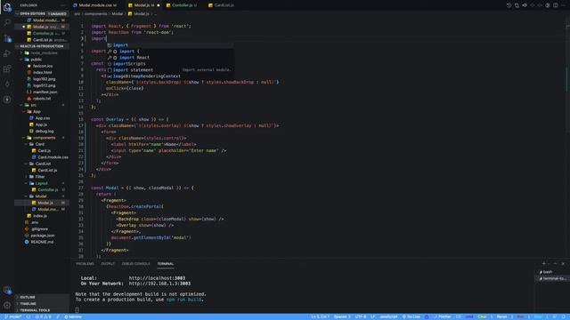 ReactJS Modal Part 4 / custom helper component [ReactJS arabic] [شرح الرياكت] смотреть онлайн