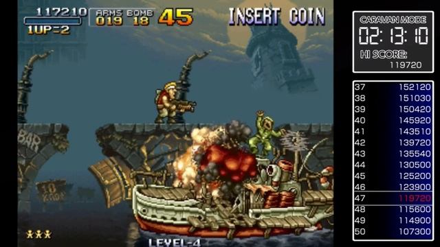 ACA NEOGEO METAL SLUG - Caravan Mode Walkthrough (The Hard Way) смотреть онлайн