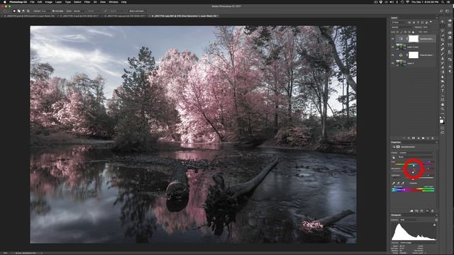How to Simulate Infrared False Color in Photoshop смотреть онлайн
