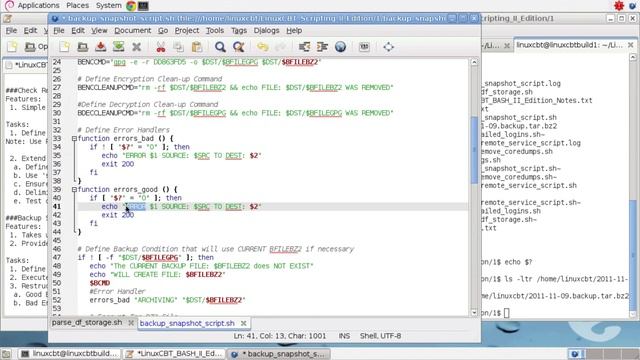 BASH.II 011 Error Handling Functions смотреть онлайн