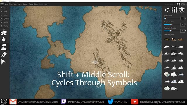 Wonderdraft Tutorial [Part 2 of 4] Trees, Mountains and Rivers - D&D Breakfast Club смотреть онлайн