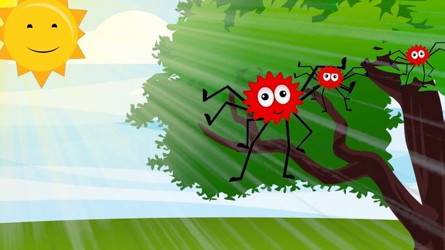 Паучок ходил по ветке ?️☀️?️ Веселый Стих про паучка для малышей