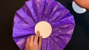 ШЛЯПКА из Пакетов на Конкурс в садик / Как сделать ШЛЯПКУ из бросового материала ЭКО МОДА