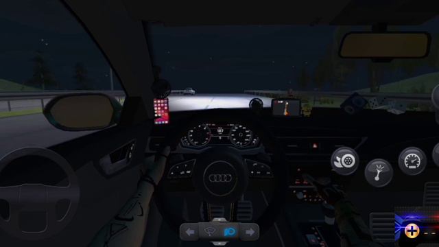 Night Trip To Audi S7 Cherry Color / Truck Simulator : Ultimate - Mobile Gameplay смотреть онлайн