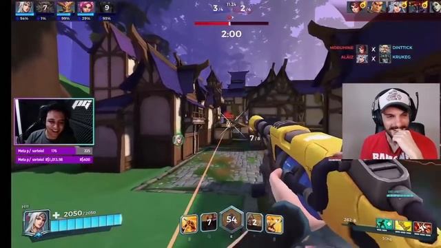 TEM BOT JOGANDO MELHOR QUE MUITO PLAYER - PALADINS REACT 51 смотреть онлайн