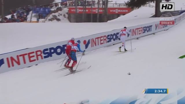 Men's Sprint Finale Val di Fiemme 2013 - Nikita Kriukov vs Petter Northug смотреть онлайн