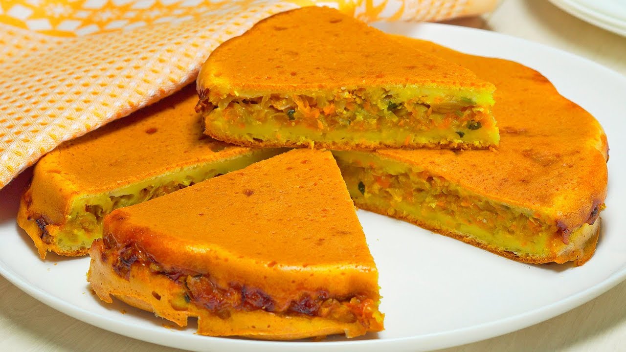 Быстро и вкусно! ЗАЛИВНОЙ ПИРОГ С КАПУСТОЙ. смотреть онлайн