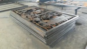 Вырезка Плазморезом заборы в стиле оленей