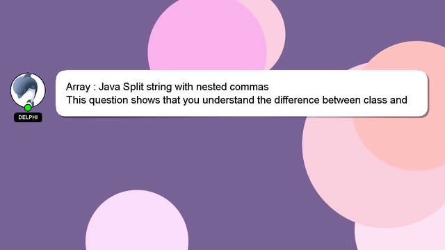 Array : Java Split string with nested commas смотреть онлайн