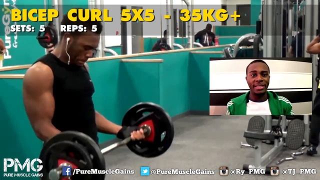 Free Gym Workout Routine: Day 4 - Back and Biceps смотреть онлайн
