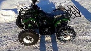 Квадроцикл Termit TT 125 с цепями противоскольжения