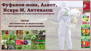 Фуфанон, Алиот, Искра, Антиклещ - обзор средств против вредителей сада