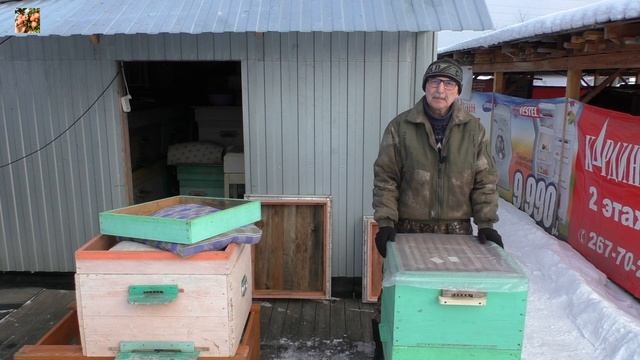 А есть ли разница?! Зимовка в деревянном и ППС ульях. смотреть онлайн