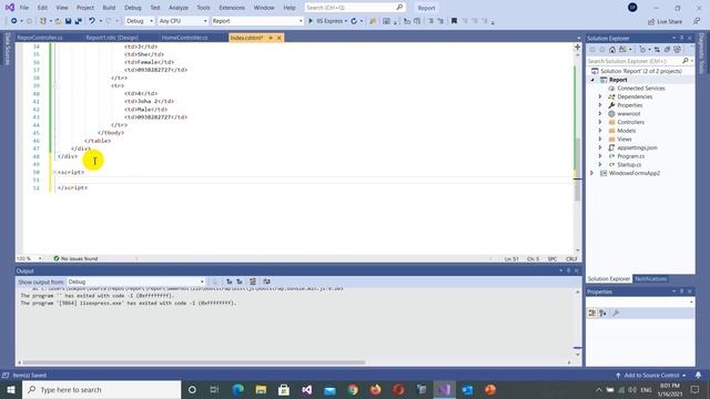 How to create layout report on HTML смотреть онлайн