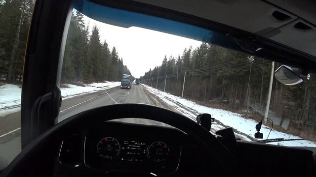 SCANIA R450 В ТРАСКО/МОЙ ПЕРВЫЙ РЕЙС НА ГЕРМАНИЮ. смотреть онлайн