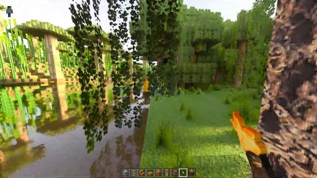 Minecraft Bedrock RTX - Real Life Textures - RTX 3090 - 4K смотреть онлайн