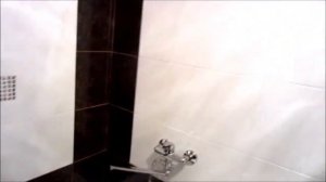 Межкомнатная дверь эко шпон цвета венге в ванной комнате