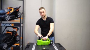 Домкрат автомобильный гидравлический Greenworks G24JACK 24V Аккумуляторный