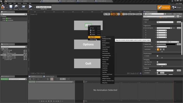 UE4 / Unreal Engine 4 UMG / Widgets - #01 Custom UMG смотреть онлайн