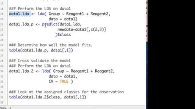 Linear Discriminant Analysis in R смотреть онлайн