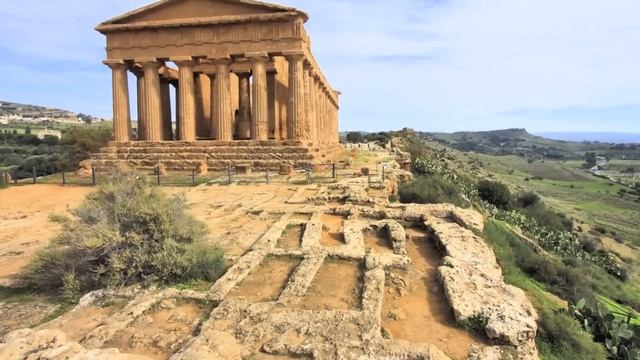 Valley of the Temples - Agrigento - Italy - UNESCO World Heritage Site смотреть онлайн