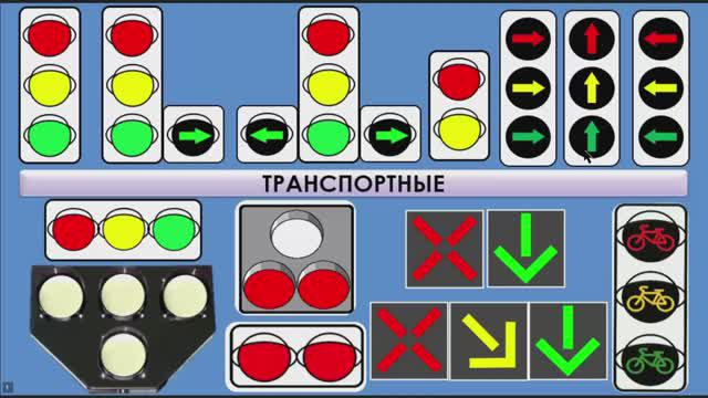 Применение специальных сигналов. Сигналы светофора и регулировщика. смотреть онлайн