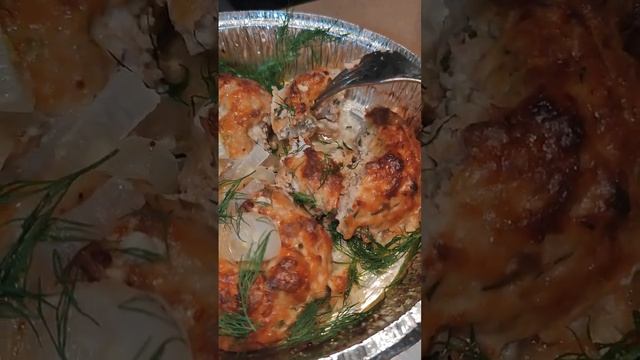 Теперь (помагаем) готовим (в приобитении) только в духовке. (сантехники). 25мин при  220C #Meatdonu