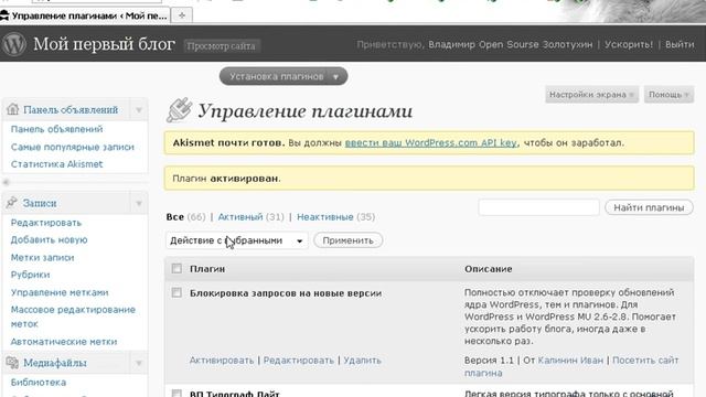 Плагин - защитник от спама в WordPress смотреть онлайн