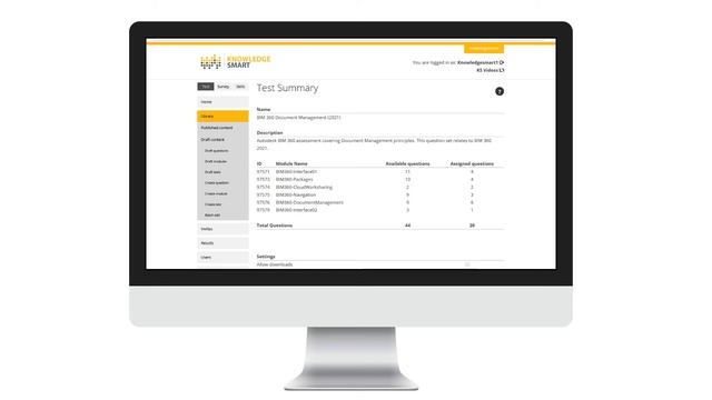 KnowledgeSmart Autodesk BIM360 Assessment Collection Update 2021 смотреть онлайн