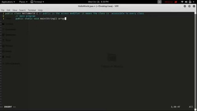 How to compile and run java program in linux #HelloWorld (Kali linux 2017.2) смотреть онлайн