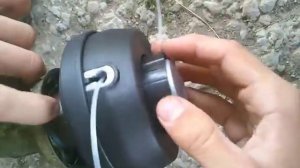 Как снять и поставить катушку на газонокосилку!