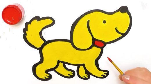 Как нарисовать Смешного Щенка детям смотреть онлайн