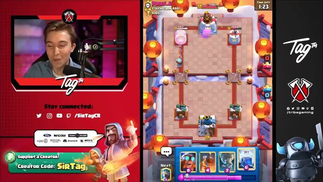 IMPOSSIBLE TO DEFEND THIS! ELECTRO GIANT HOG RIDER DECK — Clash Royale смотреть онлайн