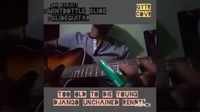 Too Old to Die Young - Django Unchained | slide guitar cover смотреть онлайн