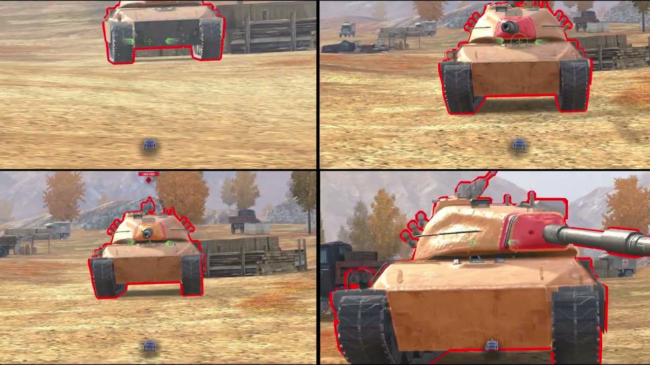 Обзор на самый картонный СТ 8 уровня в Tanks Blitz! смотреть онлайн