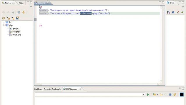 PHP视频教程：47.PHP输出CSV和EXCEL两种简单的方法(PHP100) смотреть онлайн